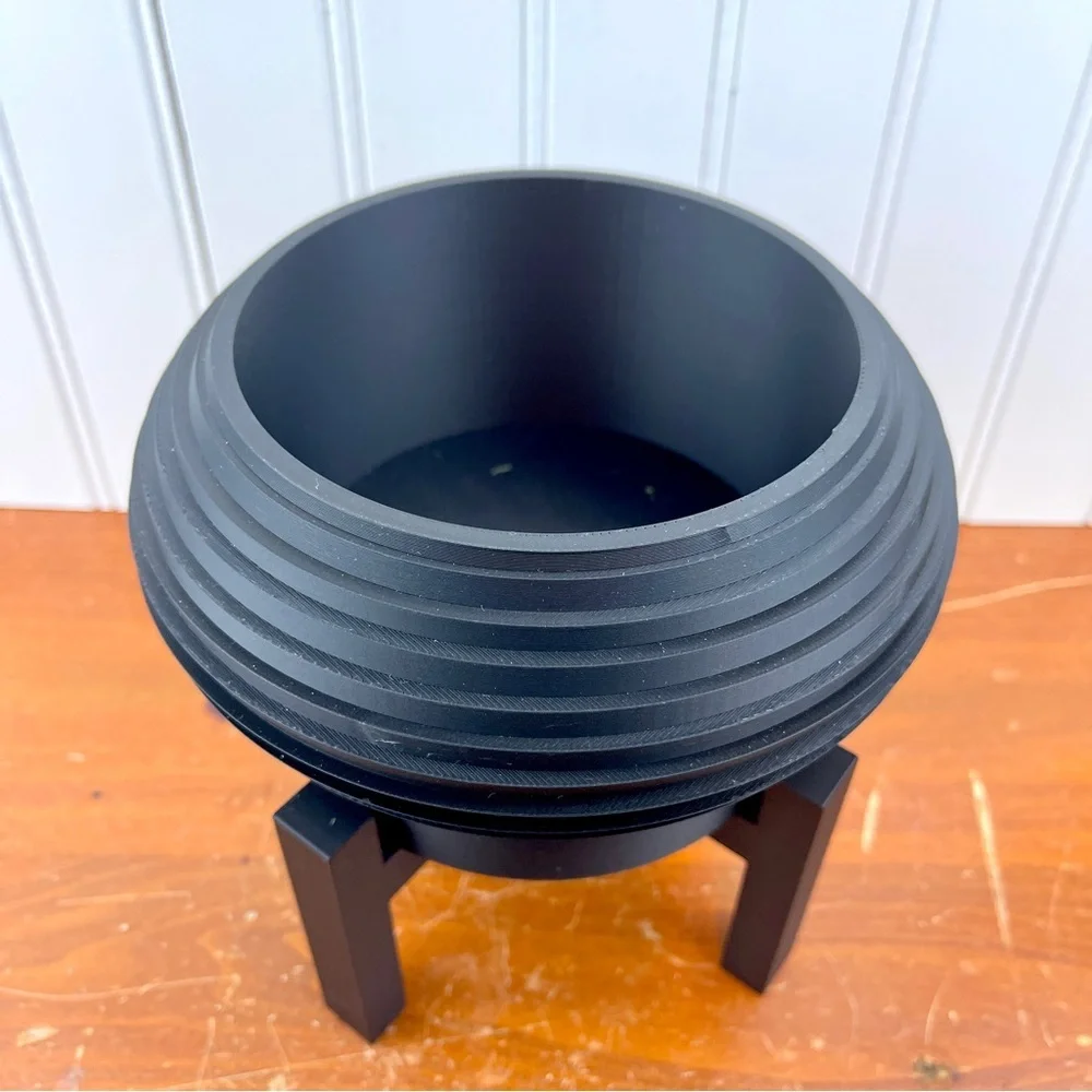 Indoor Planter Pot, The Frons Planter Pot, Drip Tray and Stand